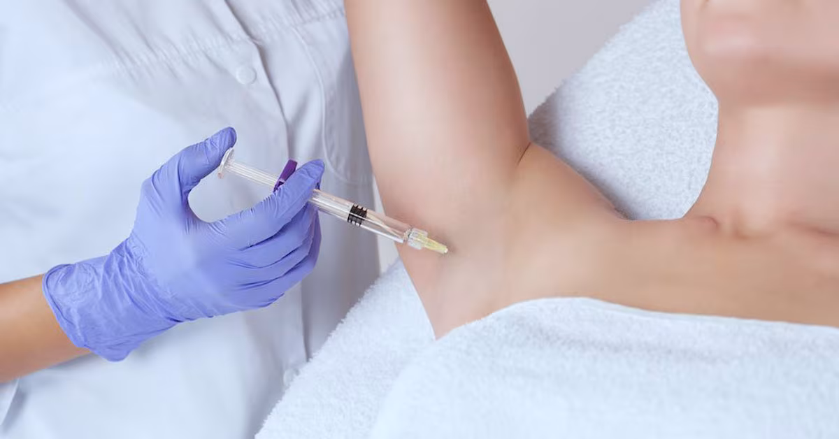 تزریق بوتاکس در زیر بغل