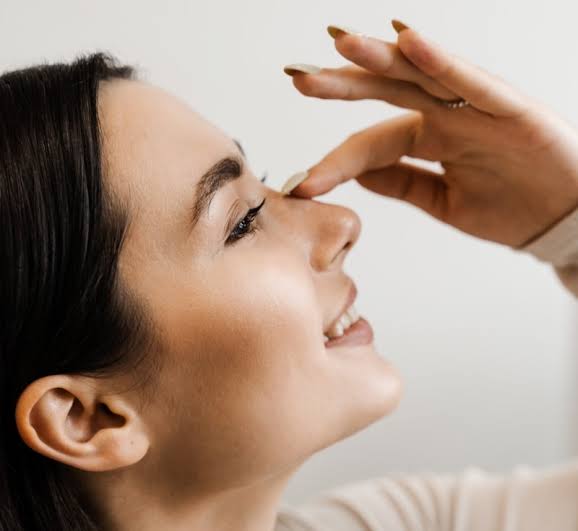 سفت شدن نوک بینی